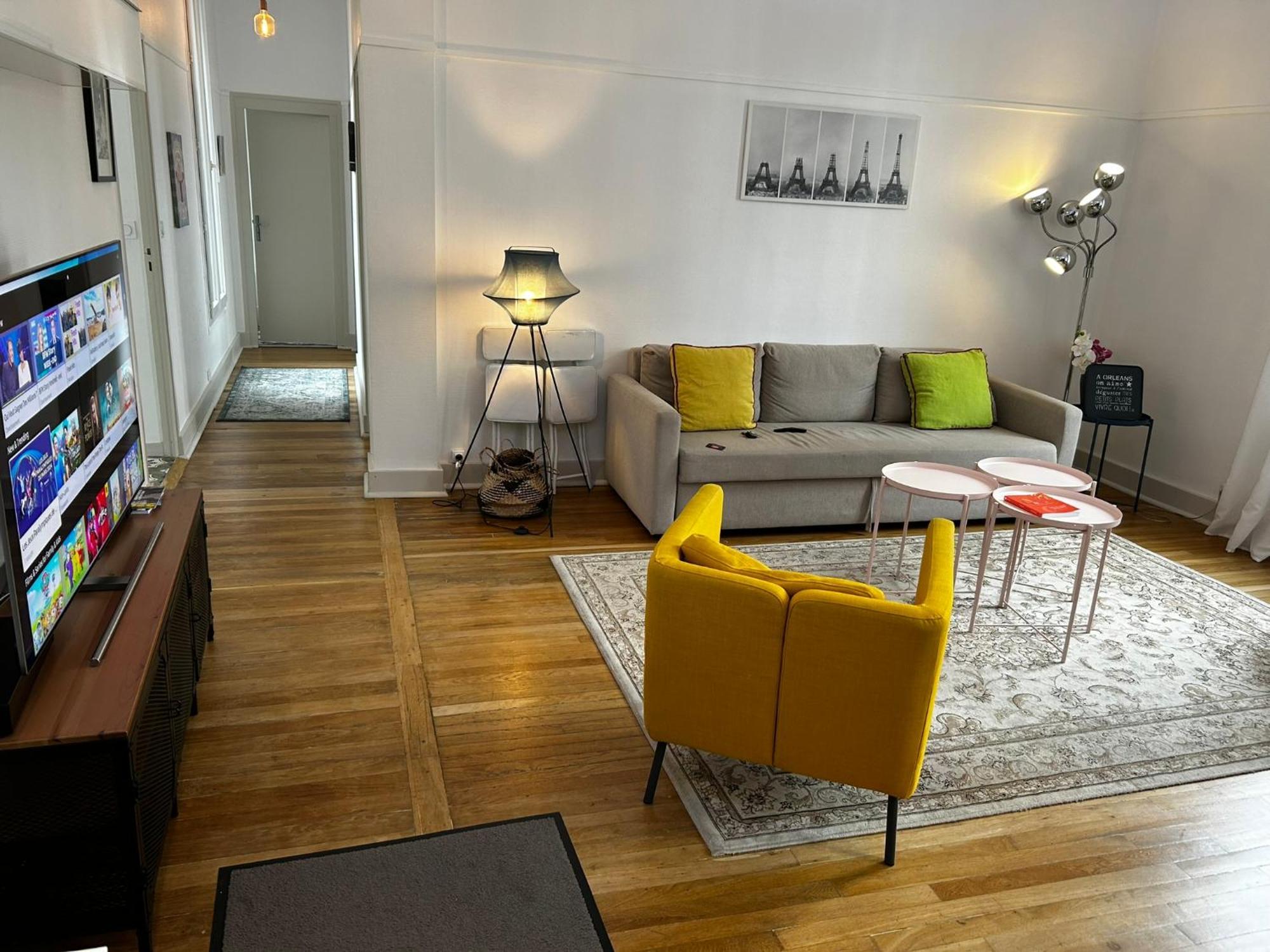 Martroi - Coeur De Ville - 3 Pieces 80 M2 Tv - Internet Haut Debit - Loisirs Et Affaires Орлеан Екстериор снимка