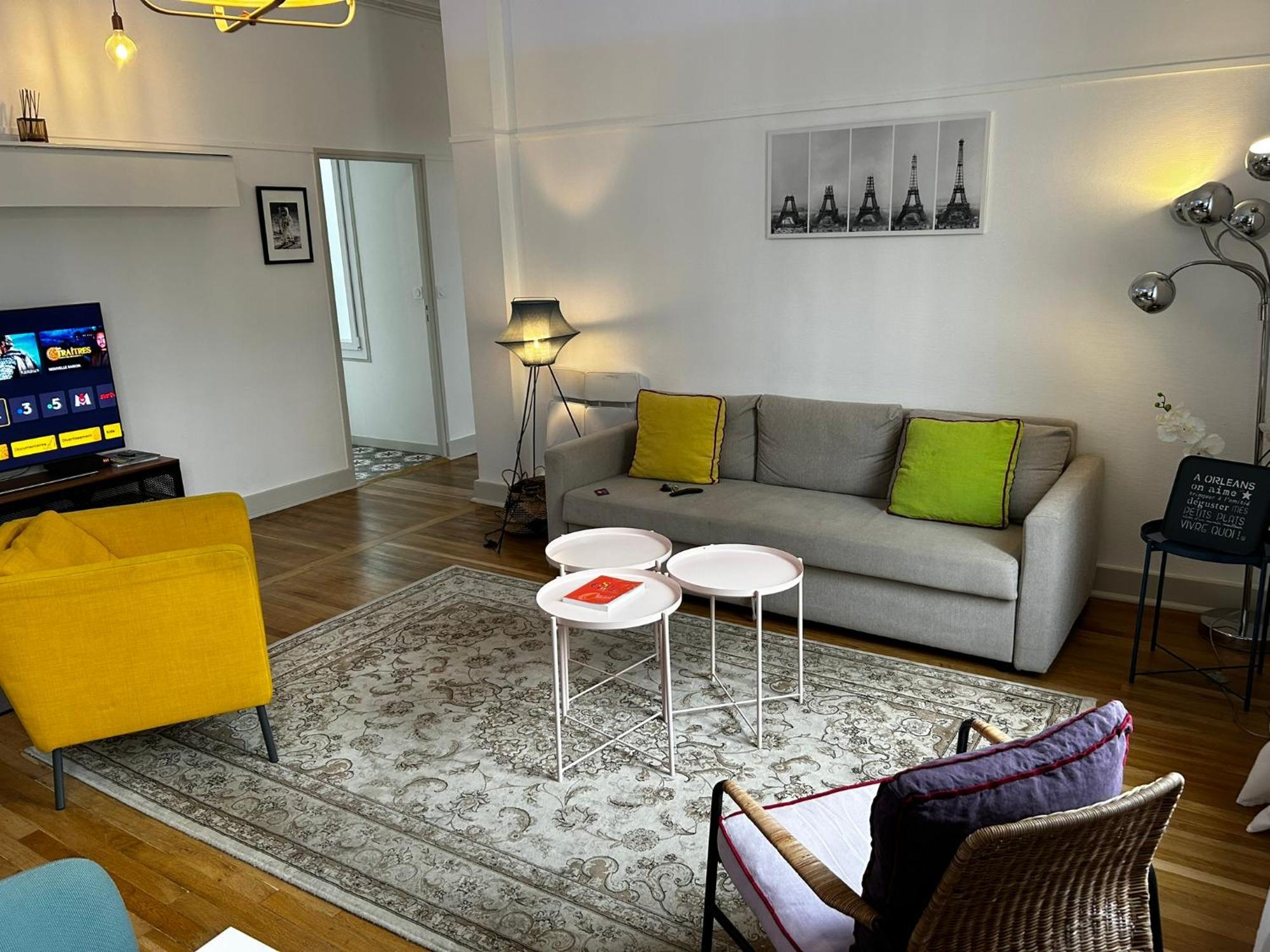 Martroi - Coeur De Ville - 3 Pieces 80 M2 Tv - Internet Haut Debit - Loisirs Et Affaires Орлеан Екстериор снимка